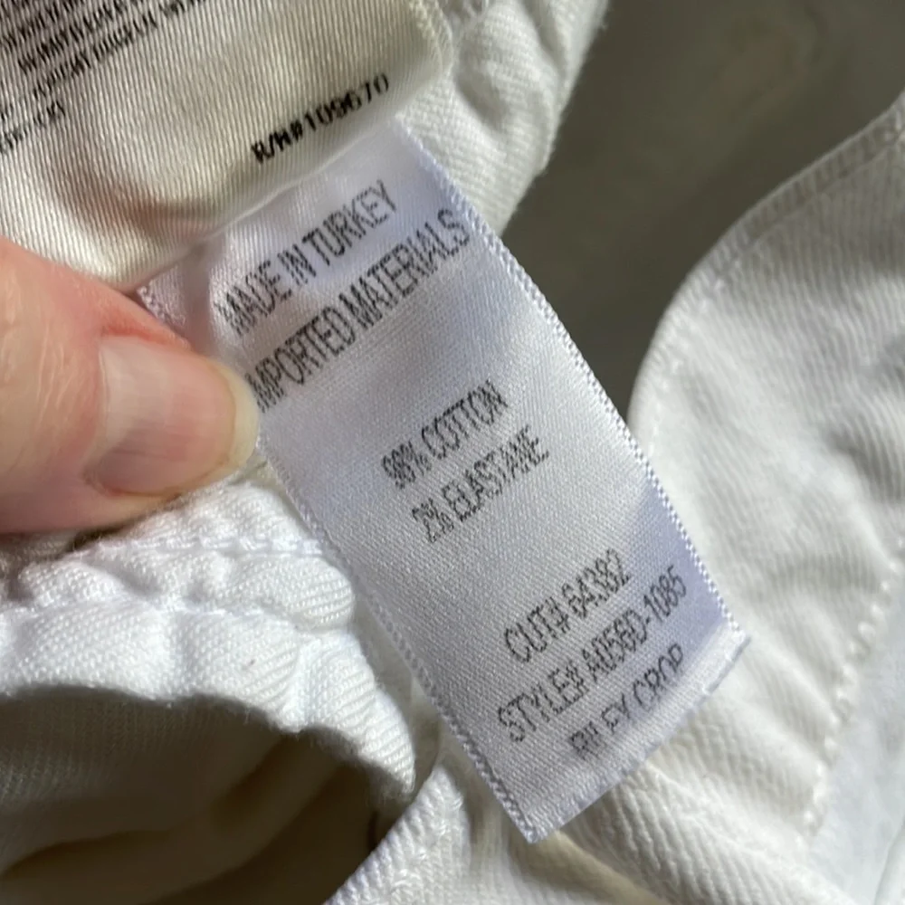 Agolde White Denim Jeans